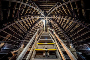 Inside the Dome. (Photo by Matt Cashore/University of Notre Dame)